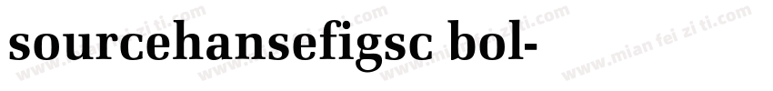 sourcehansefigsc bol字体转换